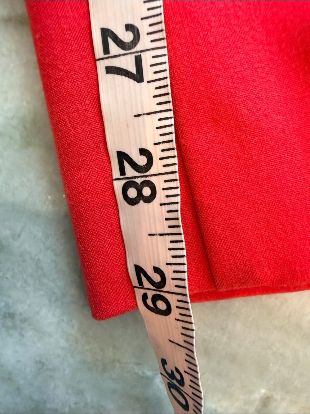 Alfred Dunner Size 16 Red Pull On Career Pants Straight Leg Stretch Dress Slacks - Picture 8 of 9